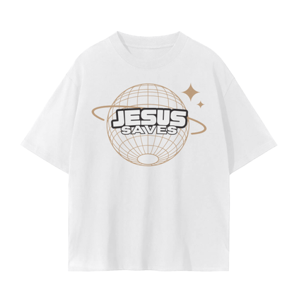 "Jesus Saves" Seamless Oversize T